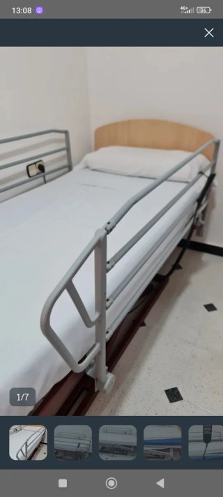 Cama articulada hospitalaria
