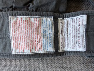 Mochila Marsupi Classic 2.0 Algodón Talla XL