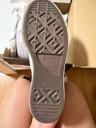 Converse plataforma altas beige/blancas