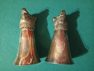 Vasos metálicos cabeza jabalí Valenti