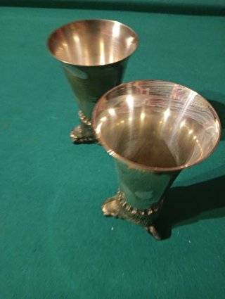 Vasos metálicos cabeza jabalí Valenti