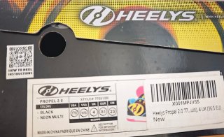 Zapatillas Heelys con Ruedas Negras y Rosas