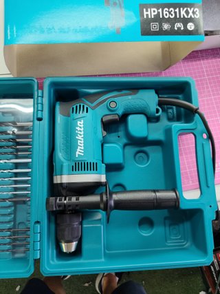 Taladro Percusión Makita HP1631KX3 710W