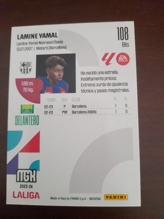Lamine Yamal 108 Bis + Liga Este 19 Bis