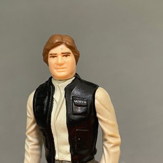 STAR WARS VINTAGE Han Solo (Endor trench coat) 83