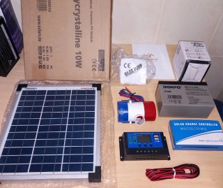 Bomba de agua solar 12V embarcaciones, trasvases