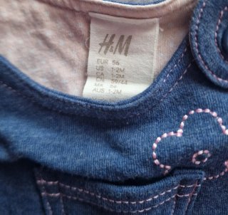 Vestido bebé H&M 1-2 meses