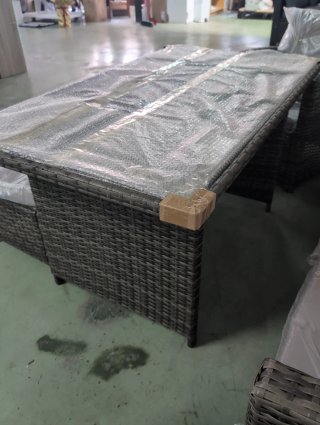 Conjunto Ratán Mesa y Sillones Exterior