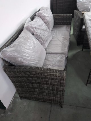Conjunto Ratán Mesa y Sillones Exterior
