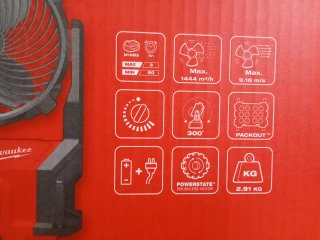 Milwaukee M18 AFG2 - Ventilador a batería