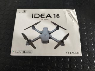 Dron LE-IDEA 16 gris con accesorios