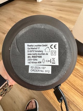 Juego de 2 lámparas de mesa negras y beige