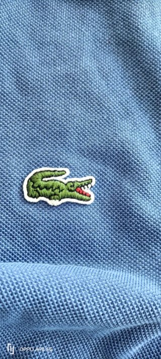 Polo Lacoste blu vintage