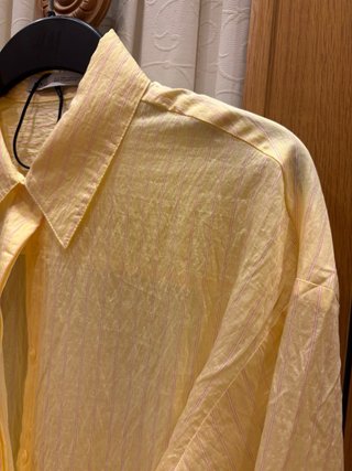 Camisa de Mango Amarilla Sin estrenar