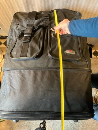 Bolso de viaje extensible negro