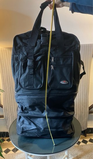 Bolso de viaje extensible negro