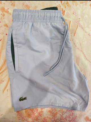 Bañador Lacoste Azul Claro Talla S
