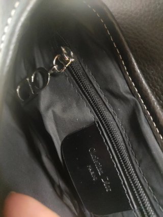 Bolso estilo Dior Negro Piel