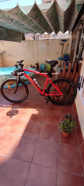 Bicicleta Paseo Rodado 26 Roja