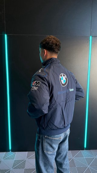 Chaqueta BMW Racing Vintage Azul