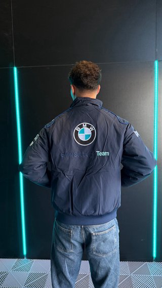 Chaqueta BMW Racing Vintage Azul