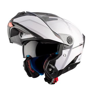 Casco MT Atom 2 SV Solid A0 Blanco + INTER