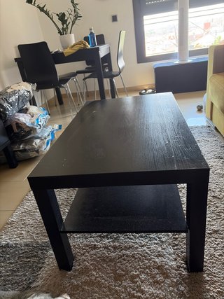 Mesa de centro Ikea negra