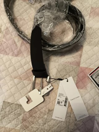Cintura Calvin Klein Uomo Pelle Marrone Scuro