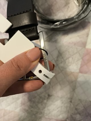 Cintura Calvin Klein Uomo Pelle Marrone Scuro