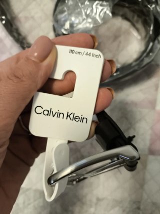 Cintura Calvin Klein Uomo Pelle Marrone Scuro