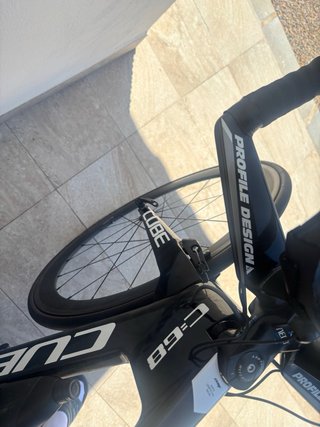 Bicicleta Triatlón/Contrarreloj Cube C:68