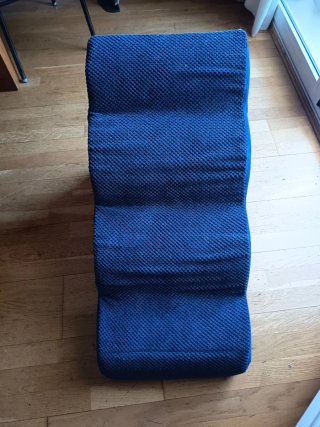 Escalera para perros/rampa de cama azul