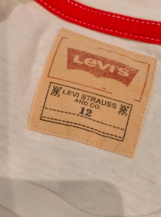 Camiseta Levi's Mujer Blanca Original