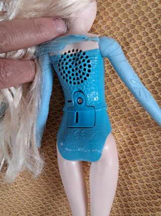 Muñeca Elsa Frozen Traje Azul