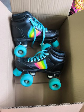 Patines 4 ruedas Rookie arcoíris Talla 37