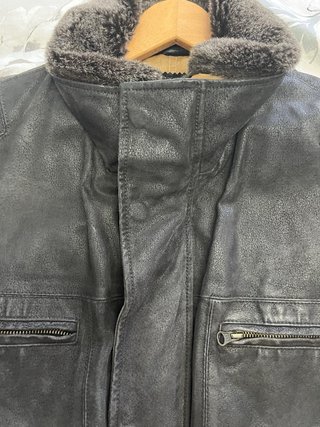 Chaqueta Cuero Blustaff XL Negra