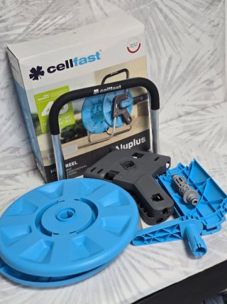 Carrete Manguera Cellfast Aluplus 45m