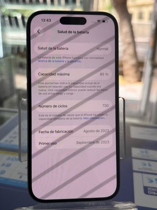 iPhone 15 128GB Gris Seminuevo