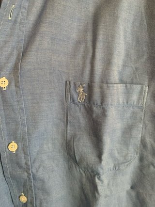 Camisa Ralph Lauren Azul Hombre