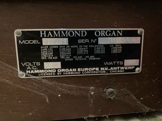 Órgano Hammond T-222S Caja Ritmos Ace Tone RA F8 L