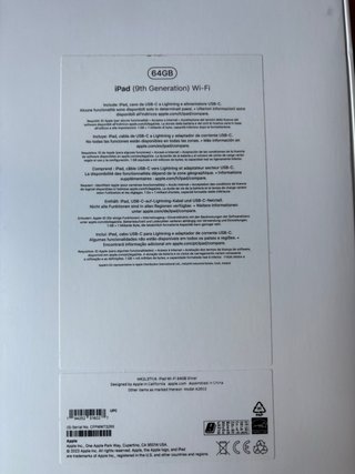 iPad 10.2 (9ª Gen) Plata