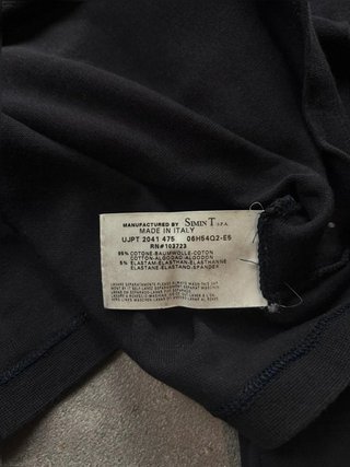 Vintage Armani Y2K long Sleeve Shirt Elasten + Cotton