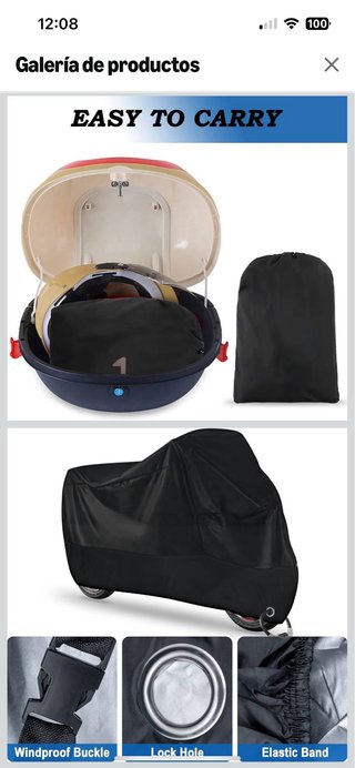 Funda para moto impermeable