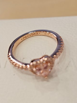 Anillo Pandora Rose Corazón Circonitas Talla 52
