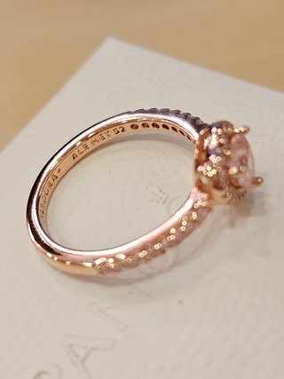Anillo Pandora Rose Corazón Circonitas Talla 52