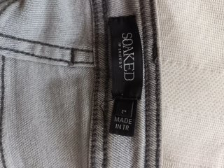Pantalón vaquero gris Soaked in Luxury