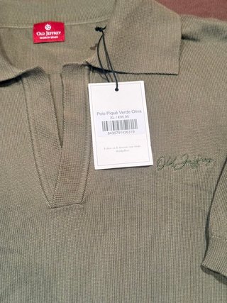 Jersey Old Jeffrey Verde Talla XL Nuevo