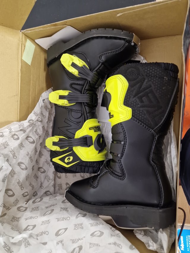 O'NEAL Rider Pro 2 Stivali Motocross Bambino EU31 Nero
