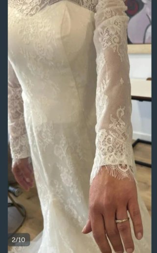 Vestido de Novia con Encaje