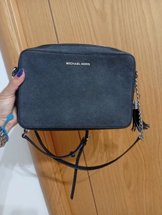Borsa a tracolla Michael Kors nera